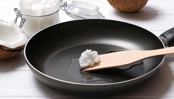 Use The Coconut Oil For Cooking